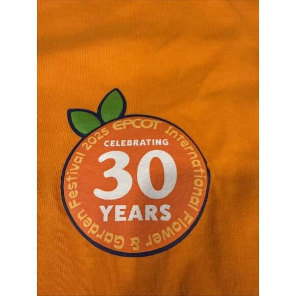 Disney 2025 Epcot Flower Garden Festival Orange Bird Spirit Jersey Shirt XL - Picture 4 of 12